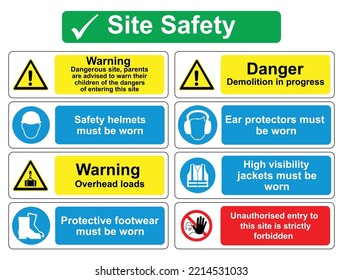 Safety and Warning Sign Vector