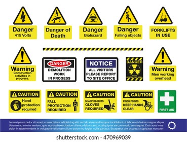 150,994 Industrial warning signs Images, Stock Photos & Vectors ...