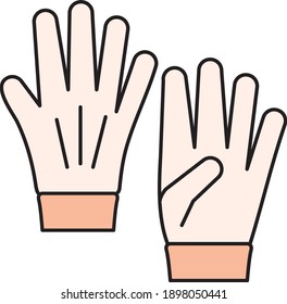 Safety Work Gloves Cotton Thick 