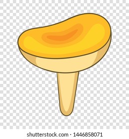 Saffron mushroom icon. Cartoon illustration of saffron mushroom vector icon for web design