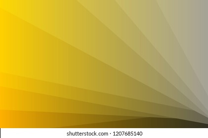 Saffron themed geometric Abstract gradient background : Yellow dark brown.