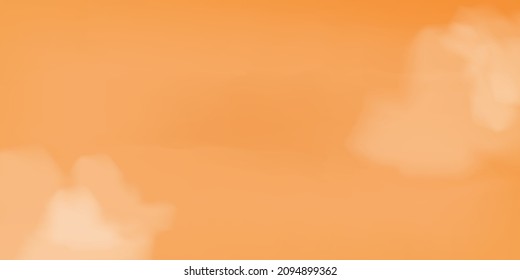 Safron With Cloud Abstract Banner Background