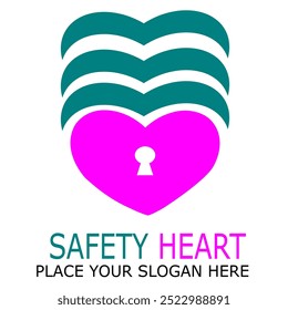 SAFTY HEART VEKTOR STELLE HIER DEINEN SLOGAN