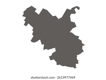 Sagar District Map Highlighted on Madhya Pradesh State Map
