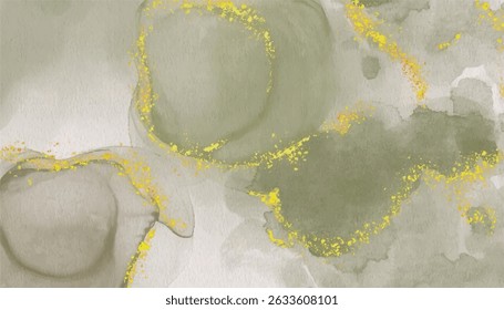 sage verde abstrato aquarela mão desenhado plano de fundo ilustração arte