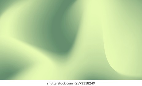 Sage Green Gradient Background, With Blurred Style, Soft Gradient, Vector Wallpaper.