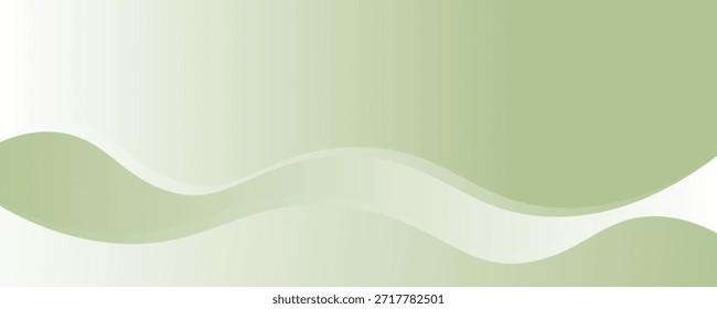 Fundo de gradiente ondulado verde sábio. fundo borrado. Plano de fundo para web cover, apresentação, banner. modern