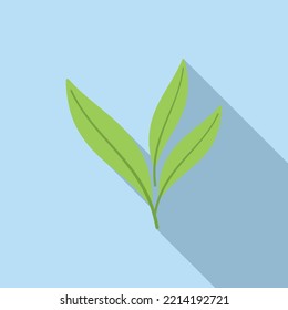 Sage Icon Flat Vector. Leaf Plant. Herb Flower