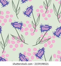 Sage and Lavender repeat pattern