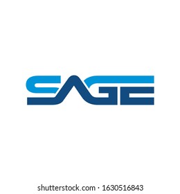 SAGE Logo can be used for company, icon, and others.