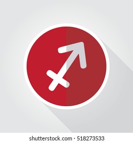 Sagitarius Icon Design Illustration Template Element