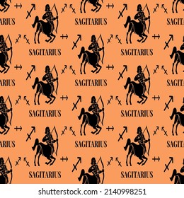 sagitarius seamless pattern perfect for background or wallpaper