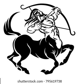 Sagittarius archer centaur horoscope astrology zodiac sign symbol