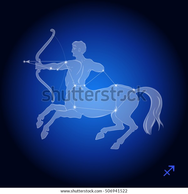 Sagittarius Constellation Stock Vector (Royalty Free) 506941522