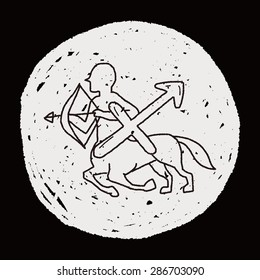 Sagittarius Constellation doodle