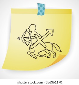 Sagittarius Constellation doodle