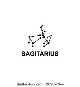 Sagittarius icon vector sign symbol