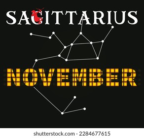 Sagittarius November Shirt, Zodiac Sagittarius