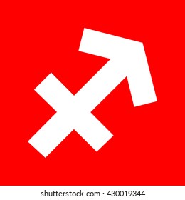 Sagittarius sign illustration