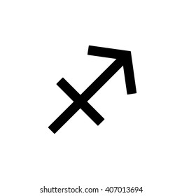 Sagittarius sign . Vector illustration