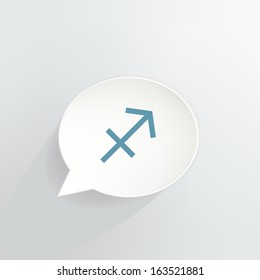 Sagittarius Speech Bubble