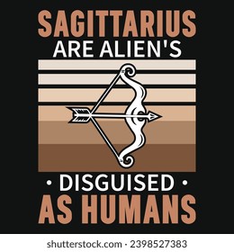 Sagittarius vintage or graphics tshirt design 