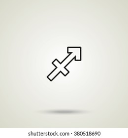 Sagittarius zodiac sign.
