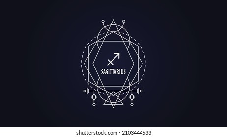 Sagittarius Zodiac Sign Desktop Wallpaper