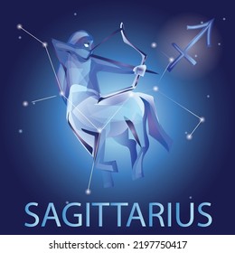 
Signo Sagittarius zodiac. Horóscopo, astrología, predicción.