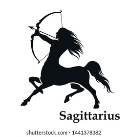 Sagittarius Zodiac Sign Symbol Horoscope Icon Stock Vector (Royalty ...