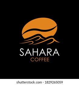 Sahara Coffee 1 Logo. Middle East Arabica Coffee.