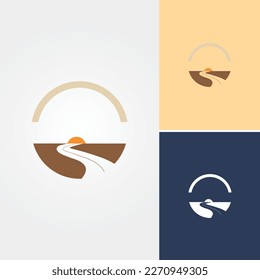 Design-Vektor für das sahara-View-Logo 