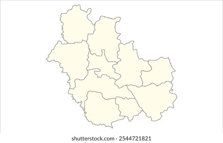 Saharsa District map blank ,Saharsa District, Bihar State, Republic of India, Government of Bihar, Indian territory, Eastern India, politics, village, tourism