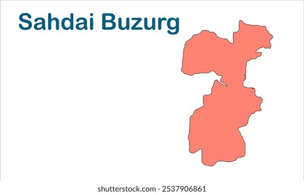 Sahdai Buzurg subdivision map ,Vaishali District, Bihar State, Republic of India, Government of Bihar, Indian territory, Eastern India, politics, village, tourism