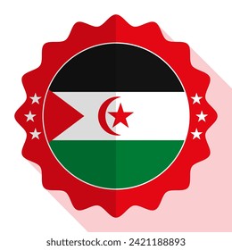 Sahrawi Arab Democratic Republic quality emblem, label, sign, button. Vector illustration.