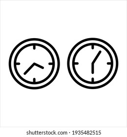 Sahur time. predawn meal before the fast symbol. Simple monoline icon style for muslim ramadan and eid al fitr celebration.