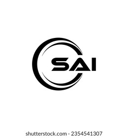 SAI Logo Design, Inspiration for a Unique Identity. Modern Elegance and Creative Design. Watermark Your Success with the Striking this Logo.