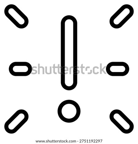 said loudly Icon Line Vector Illustration