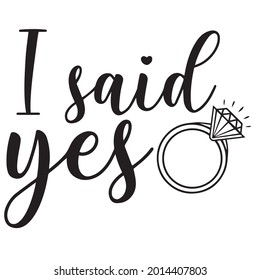 i said yes logo inspirational positive quotes, motivational, typography, lettering design