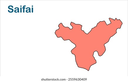 Saifai subdivision map, Etawah District, Uttar Pradesh State, Republic of India, Government of  Uttar Pradesh, Indian territory, Eastern India, politics, village, tourism