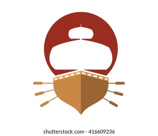 sail ark sea ocean navy marine image vector