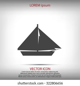 sail boat icon