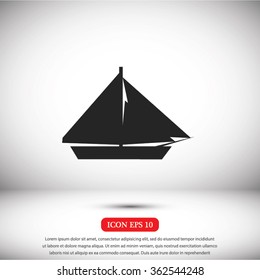 sail boat icon