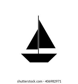 Sail boat icon