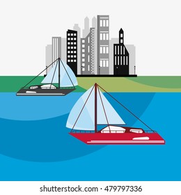 sail boat icon 