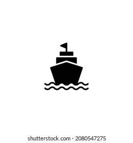 Sail boat icon vector for web site Computer and mobile app