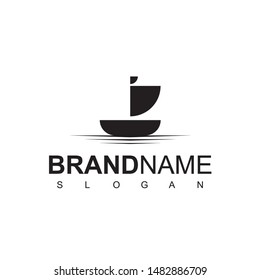 Sail Boat Logo Design Template