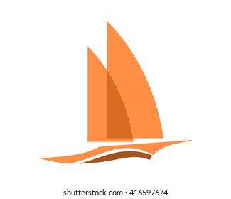 sail the boat sea ocean navy marine image vector