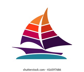 sail the boat sea ocean navy marine image vector