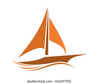 sail the boat sea ocean navy marine image vector